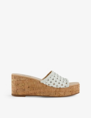 DUNE: Katey lattice leather mules