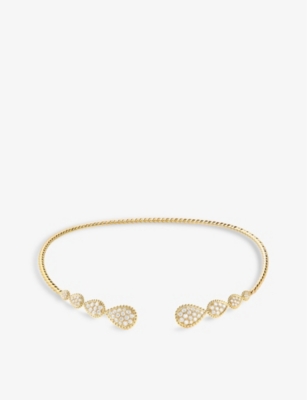 Boucheron Serpent Boheme Diamond Multi-motif Collar In Yellow Gold