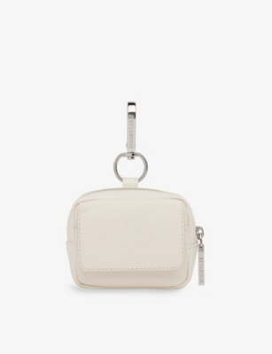 Whistles White Bibi Leather Keyring