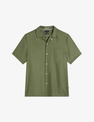 TED BAKER - Regular-fit woven shirt | Selfridges.com