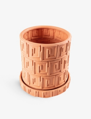 SELETTI: Antonio Aricò Magna Graecia Grecian-pattern terracotta vase 39cm