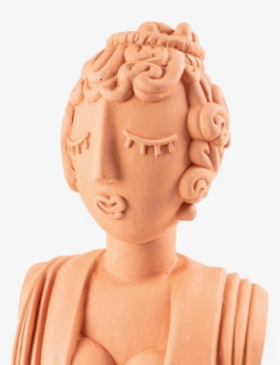 SELETTI: Magna Graecia terracotta bust 44cm