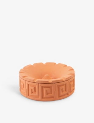 SELETTI: Magna Graecia round terracotta ashtray