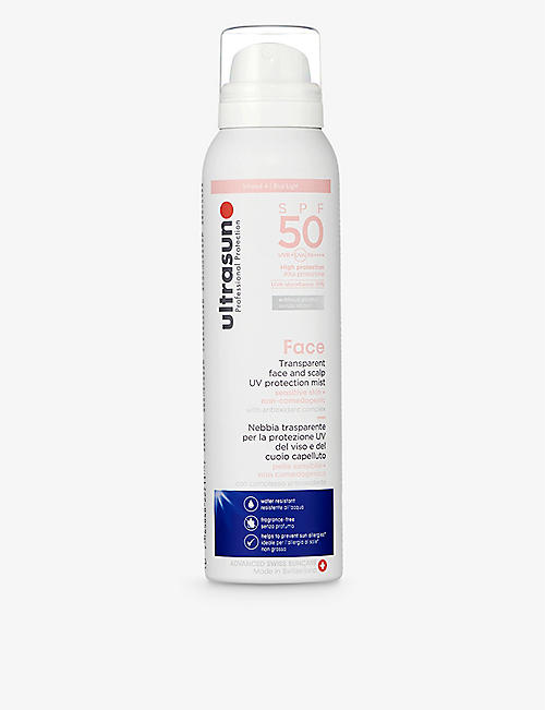 ULTRASUN：SPF50 防紫外线脸部和头皮喷雾 150 毫升