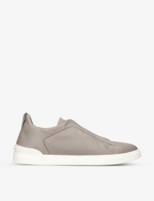 ZEGNA: X3 STITCH CASHMERE SNKR