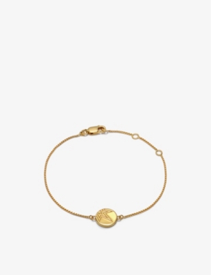 Rachel Jackson Womens Yellow Gold Mini Happy Face 22ct Yellow Gold-plated Sterling Silver And Crysta In Yellow Gold