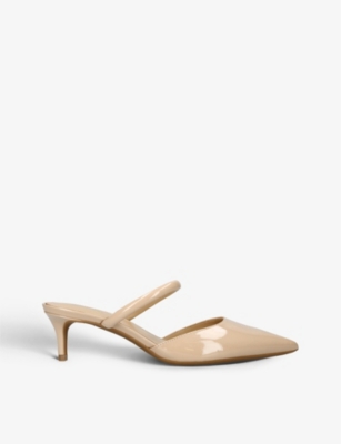 MICHAEL MICHAEL KORS - Jessa kitten-heel patent-leather mules |  