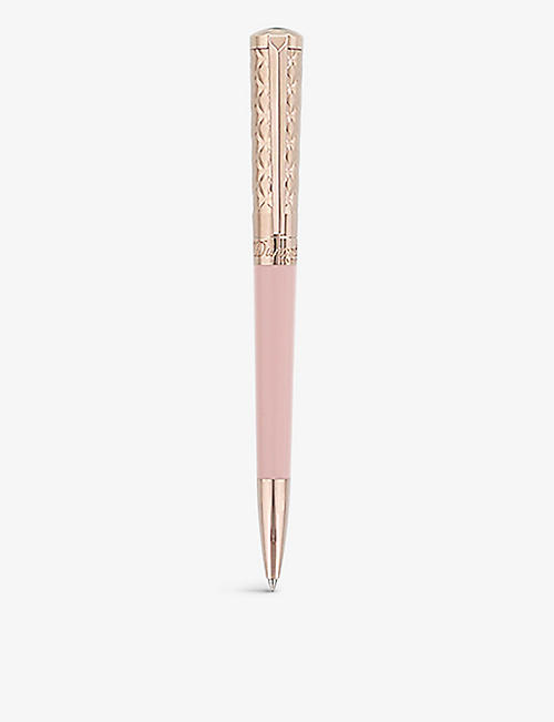S.T.DUPONT: Liberté lacquer and pink-gold ballpoint pen