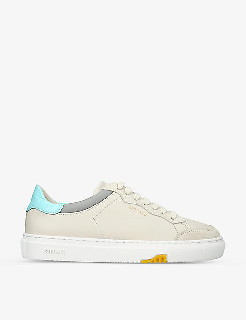 AXEL ARIGATO: Clean 180 leather and suede low-top trainers