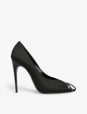 Saint Laurent Heels In Blk/other