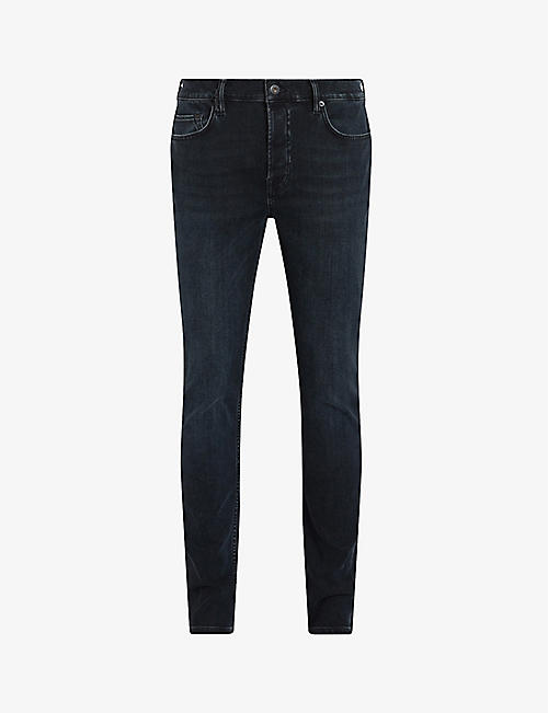 ALLSAINTS: Cigarette faded slim-leg mid-rise stretch-cotton jeans