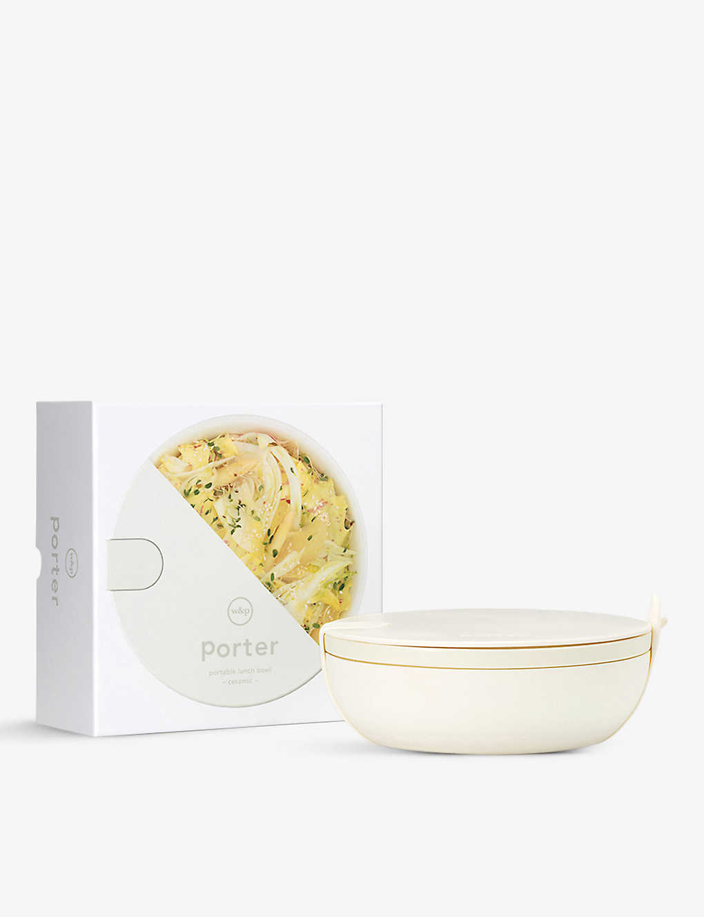 W&p Design The Porter Silicone-wrapped Ceramic Bowl 1l