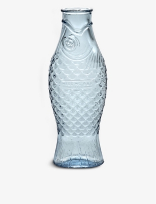 Serax Fish & Fish Carafe Blauw In Blue