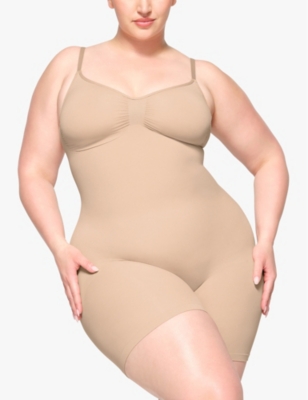 SKIMS: Sculpt ruched stretch-woven body