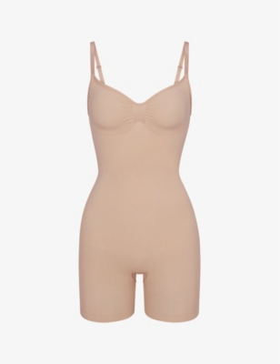 SKIMS: Sculpt ruched stretch-woven body