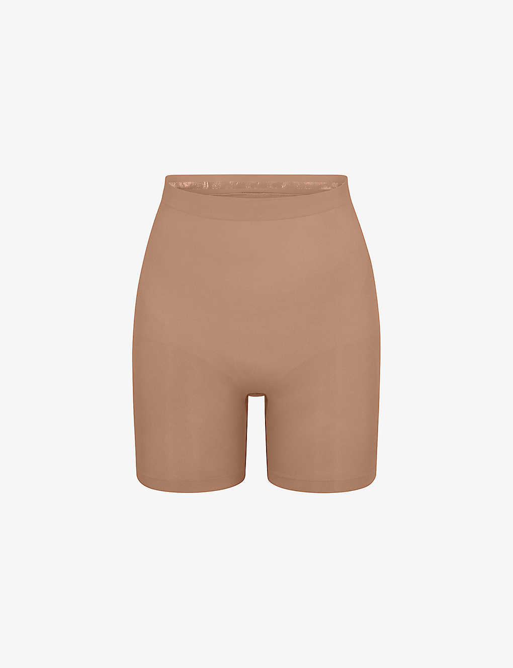 Skims Sculpt Fitted Stretch-woven Shorts In Nude (lingerie)