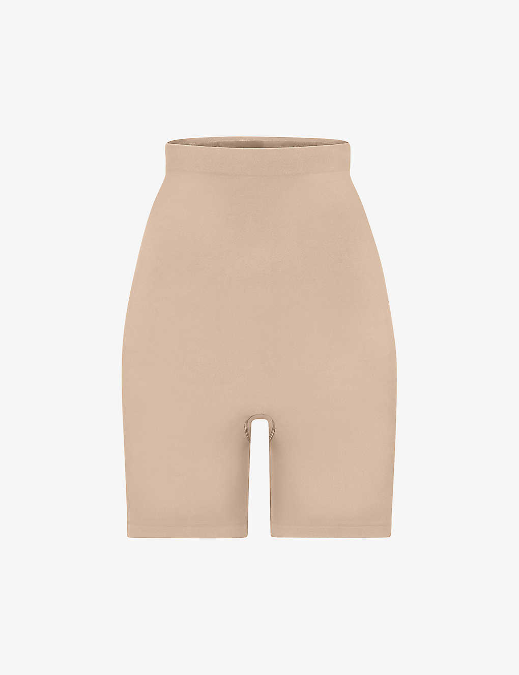 Skims Womens Mica Sculpt Fitted Stretch-woven Shorts In Nude (lingerie)