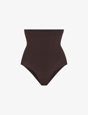 Skims Sculpting High Waist Briefs In Clay