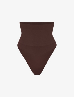 Skims Core Control Thong In Espresso
