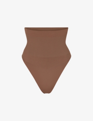 SKIMS Core Control Thong in Brown