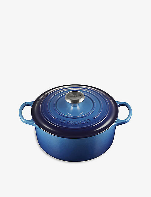 LE CREUSET: Round cast iron casserole dish 4.2L