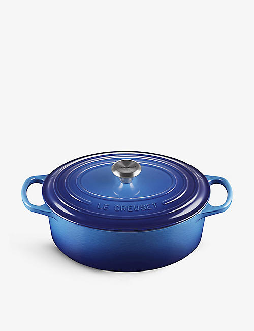 LE CREUSET: Oval cast iron casserole dish 3.2L