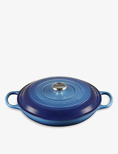 LE CREUSET: Oval shallow cast iron casserole dish 3.5L