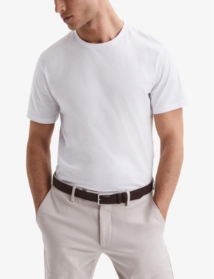 REISS: Bless short-sleeved crewneck pack of three cotton-jersey T-shirts