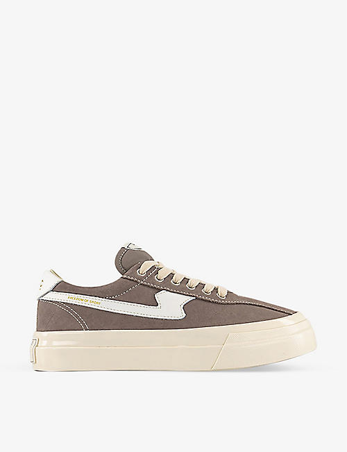 STEPNEY WORKERS CLUB: Dallow chunky-sole canvas low-top trainers