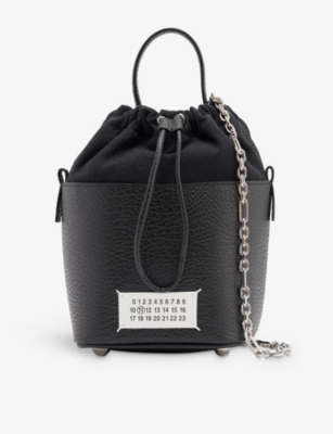 Maison margiela outlet leather bucket bag