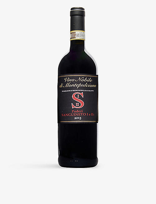 ITALY: Poderi Sanguineto Nobile di Montepulciano 2015 red wine 750ml