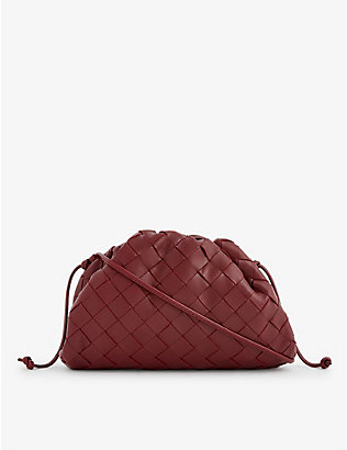 BOTTEGA VENETA: Cloud small intrecciato leather clutch bag