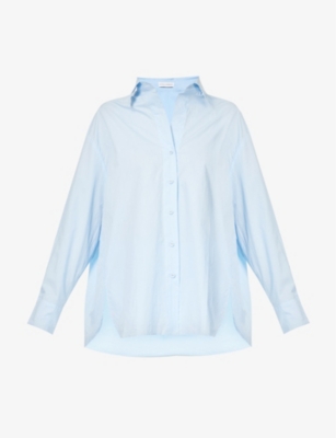 FAITHFULL THE BRAND: Daija split-sides cotton shirt