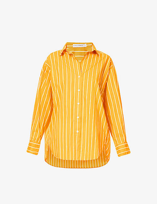 FAITHFULL THE BRAND: Daija striped cotton shirt