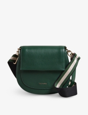 TED BAKER Golnaz Saffiano Bar Detail Crossbody Bag