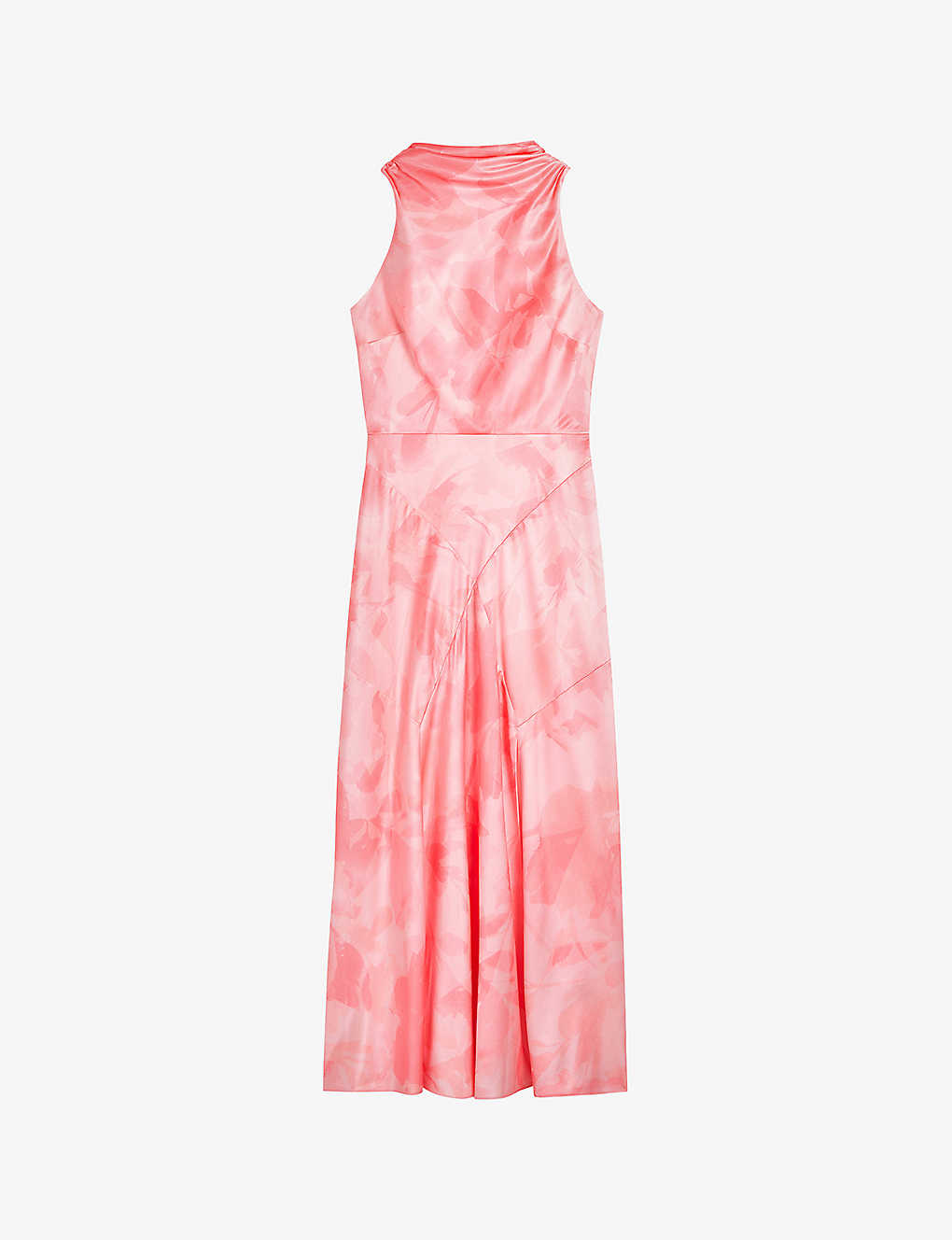 Shop Ted Baker Women's Coral Lilymay Floral-print Satin Midi Dress