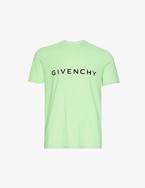 GIVENCHY: Logo-print slim-fit cotton-jersey T-shirt