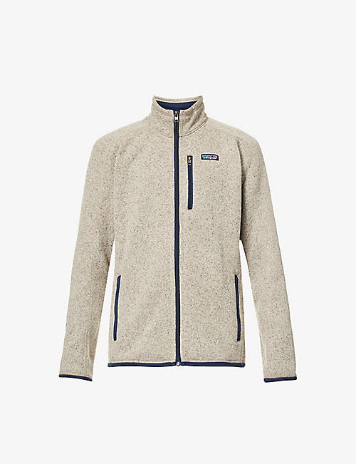PATAGONIA: Better Sweater brand-patch stand-collar recycled-polyester sweatshirt