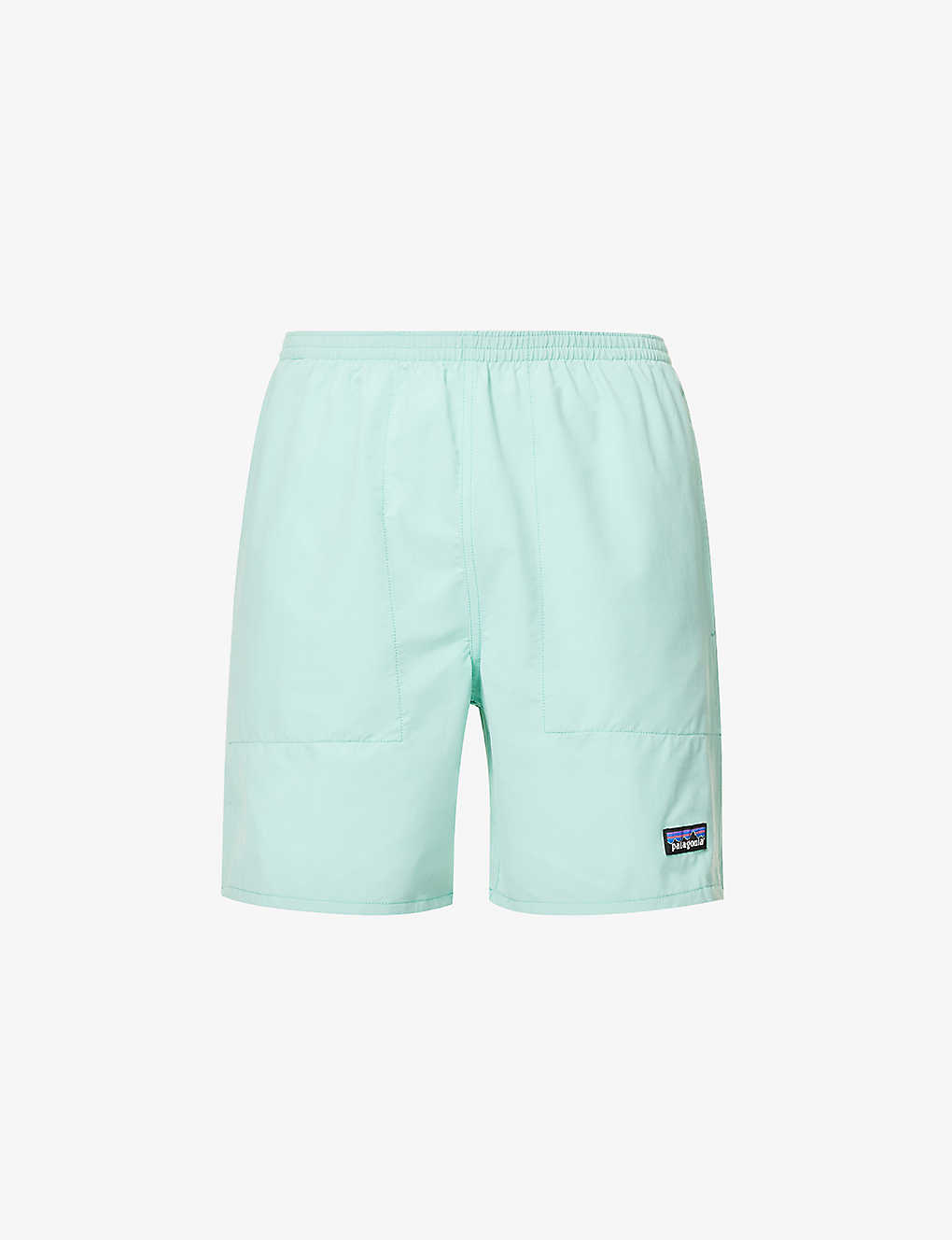 Patagonia Mens Early Teal Baggies Lights Brand-patch Stretch-woven Shorts
