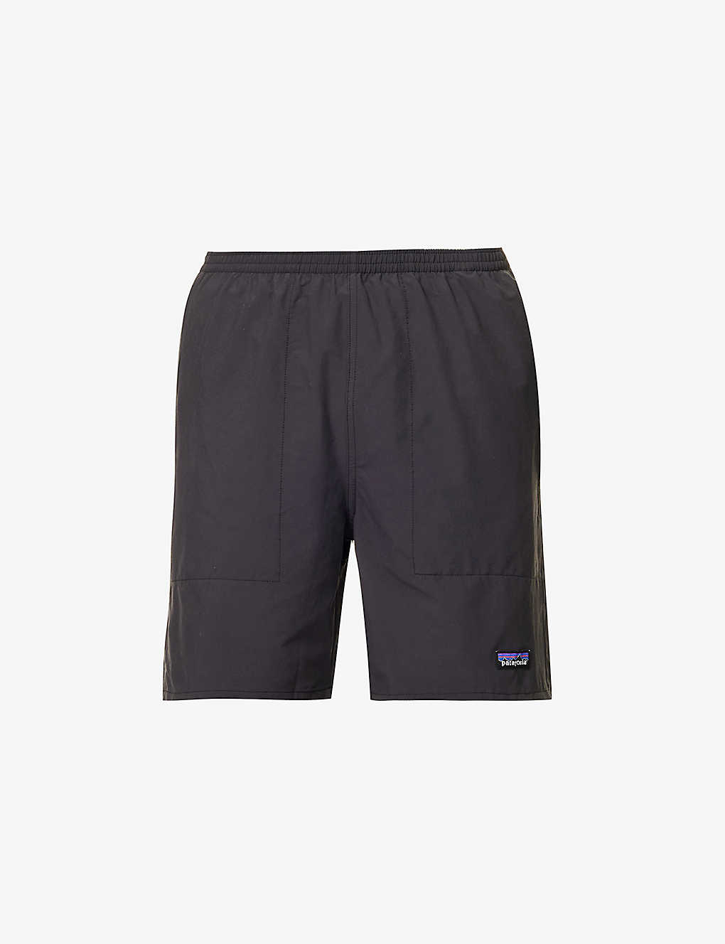Shop Patagonia Baggies Lights Brand-patch Stretch-woven In Black