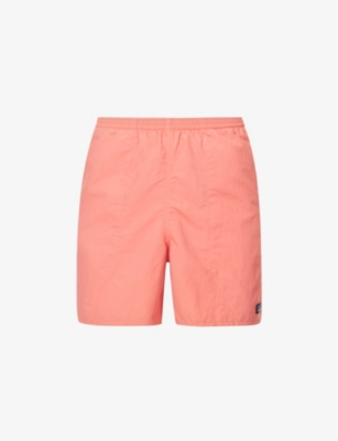 Shop Patagonia Mens Coral Baggies Lights Brand-patch Recycled-polyester Shorts