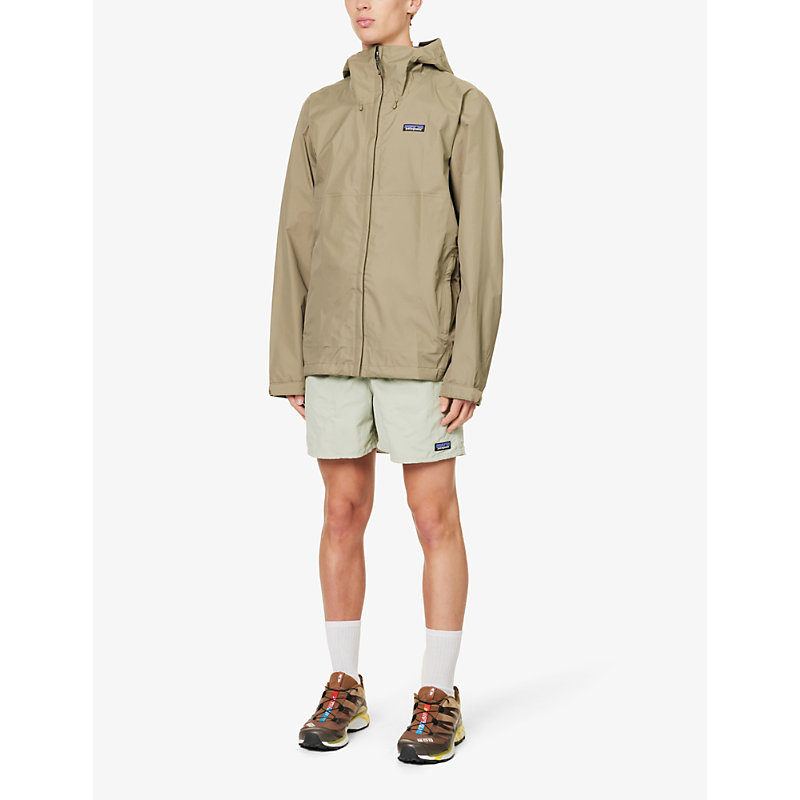 Shop Patagonia Baggies Lights Brand-patch Recycled-polyester Shorts In Saliva Green