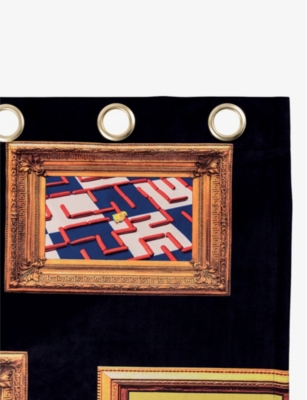 SELETTI: Seletti wears TOILETPAPER frames woven curtains 280cm