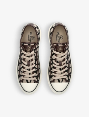 VALENTINO GARAVANI VLOGO canvas low-top trainers