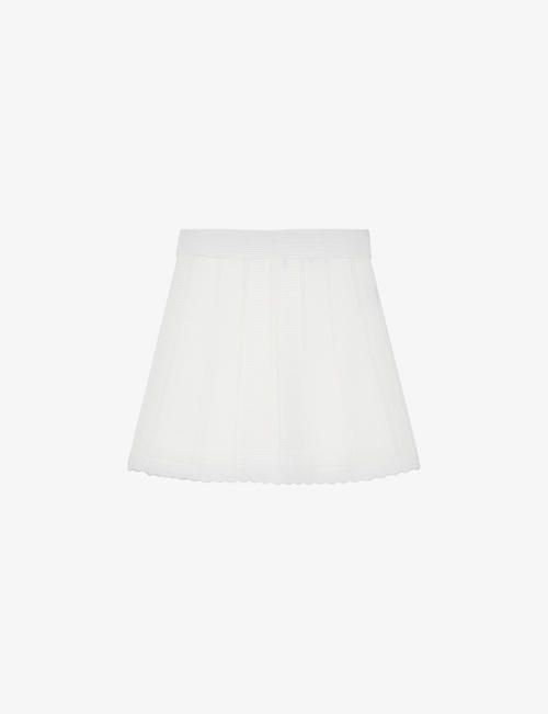 THE KOOPLES: A-line knitted mini skirt