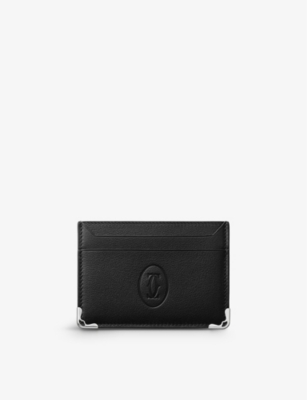 Cartier Black Must De Leather Card Holder