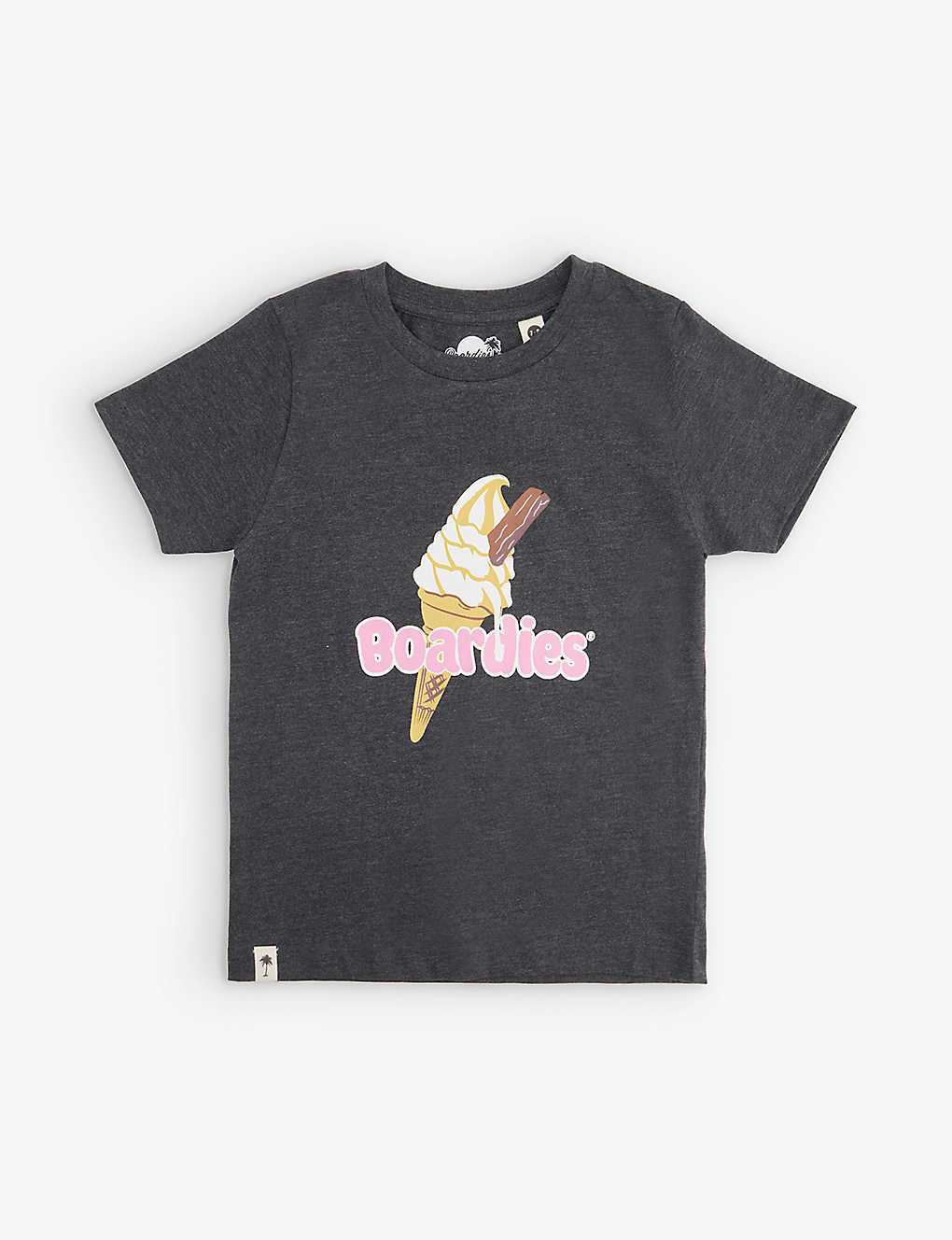 Boardies Boys Grey Kids Ice Cream-print Cotton-jersey T-shirt 3-14 Years