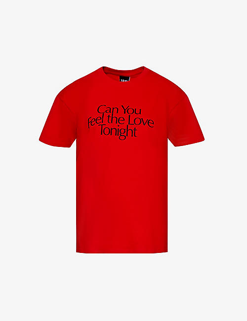 MORE JOY: Can You Feel The Love Tonight organic-cotton T-shirt