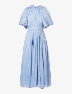 AJE - Elysium linen and silk-blend maxi dress | Selfridges.com