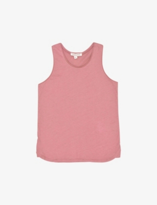 Caramel Girls Rotten Pink Kids Bluebottle Cotton Vest Top 3-12 Years
